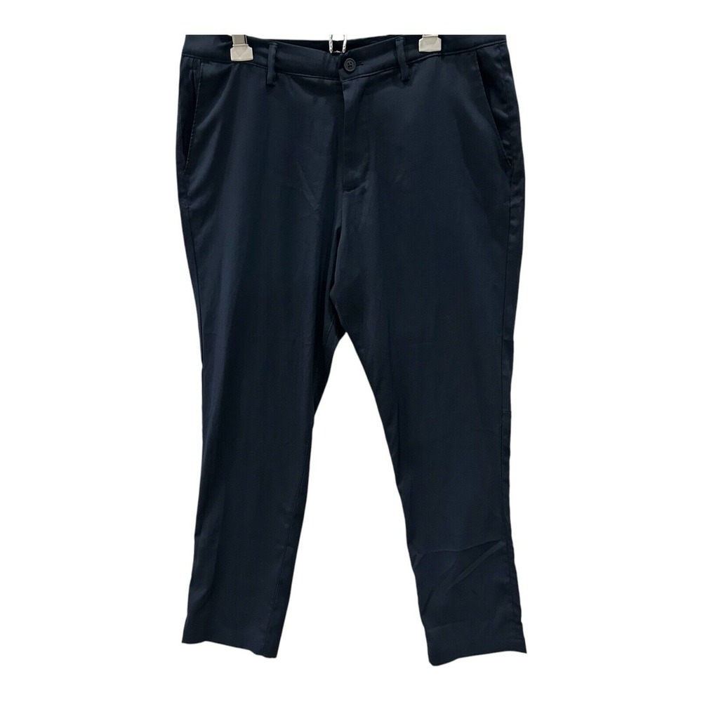Magaschoni‎ Chino Performance Pants Men's 34 fits 36x30 Navy Blue
